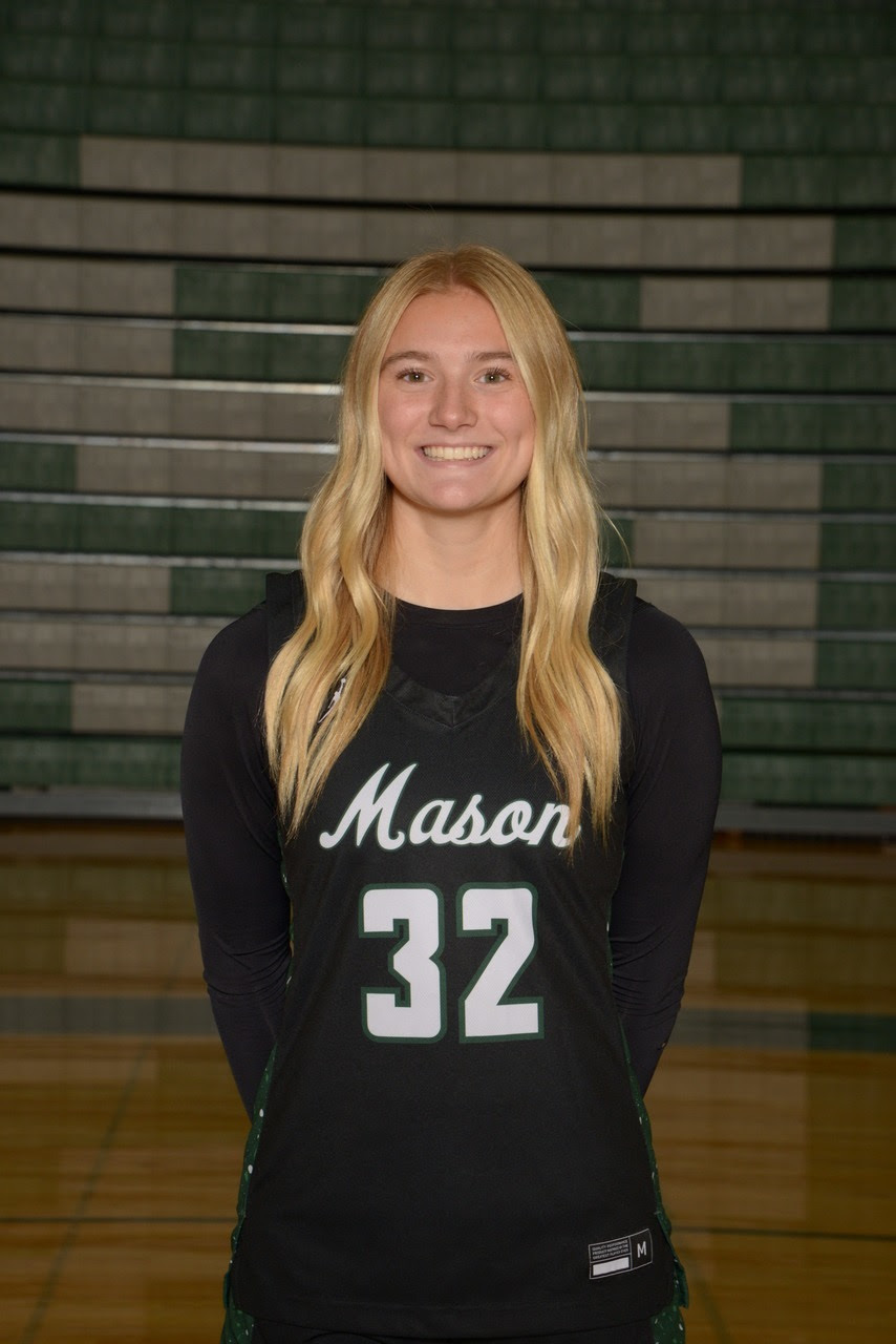 The Senour-Flaherty Insurance Company proudly recognizes Addy Gillman as the Mason Winter Athlete of the Week, a sophomore for Mason Girls Basketball.